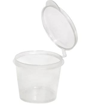 Sauce 50ml (50cc) Hinged lid sauce tub